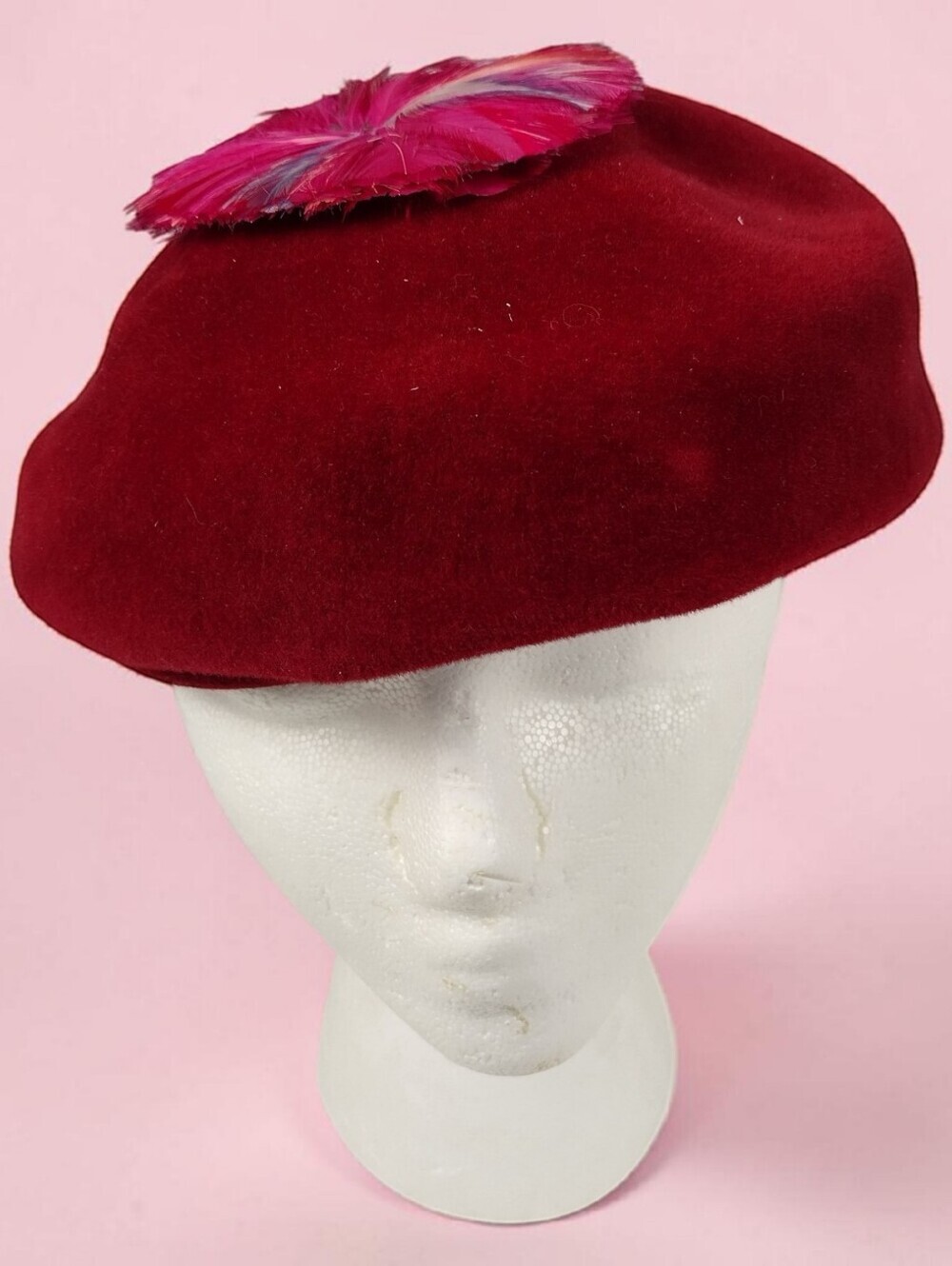 vintage Nettie Young Cocktail City Scape Hat 1930s/40s Size 22 Head Piece